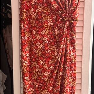 Nine Britton Red Floral Dress